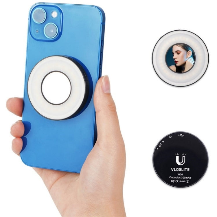 VLOGLITE W36 Mini LED Luz De Relleno Magnética Para Selfies