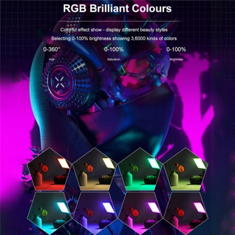 VLOGLITE PAD192RGB Luz De Relleno RGB 360° Para GoPro DSLR