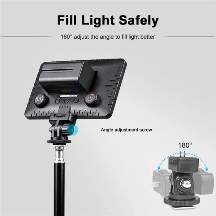 VLOGLITE PAD192RGB Luz De Relleno RGB 360° Para GoPro DSLR