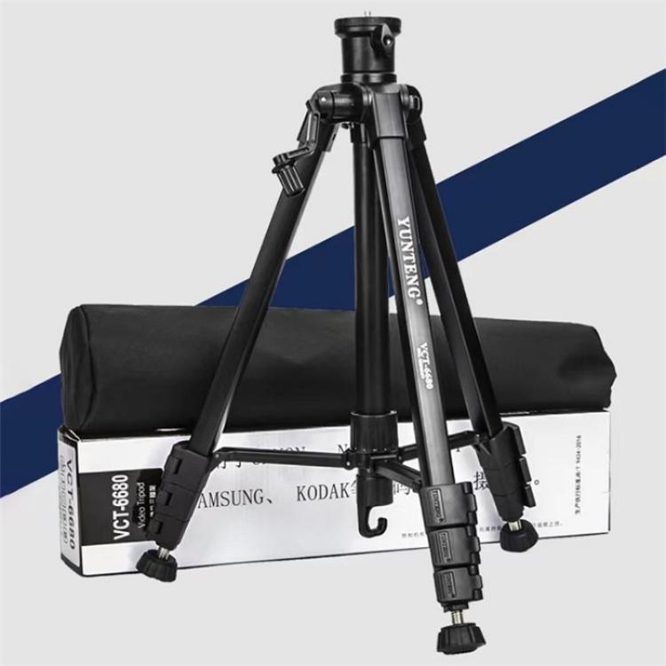 YUNTENG VCT-6680 Trípode De Cámara Telescópico 152 Cm Versátil