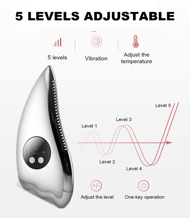 K-SKIN KD817 Masajeador Facial Calor Relajante Portátil