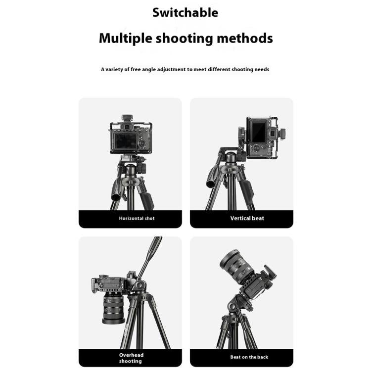 YUNTENG VCT-669 Trípode para Smartphone Altura Ajustable