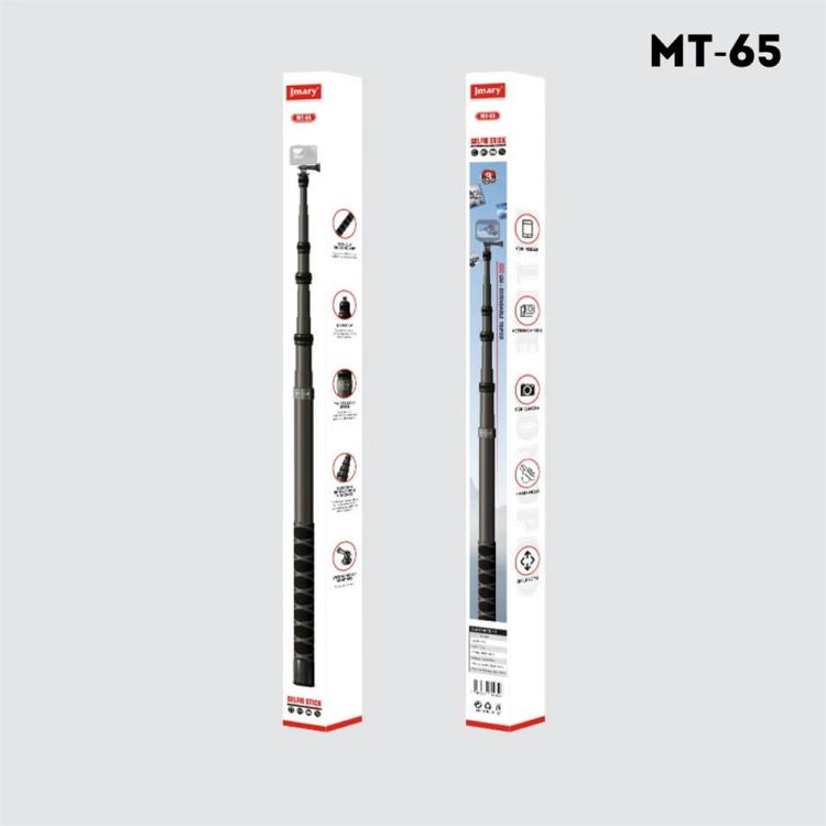 JMARY MT-65 Monopodo Selfie Stick 3m Fibra de Carbono