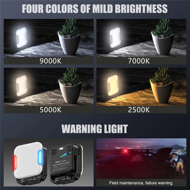 JMARY FM-328R Luz LED Exterior Acampar Temperatura Ajustable