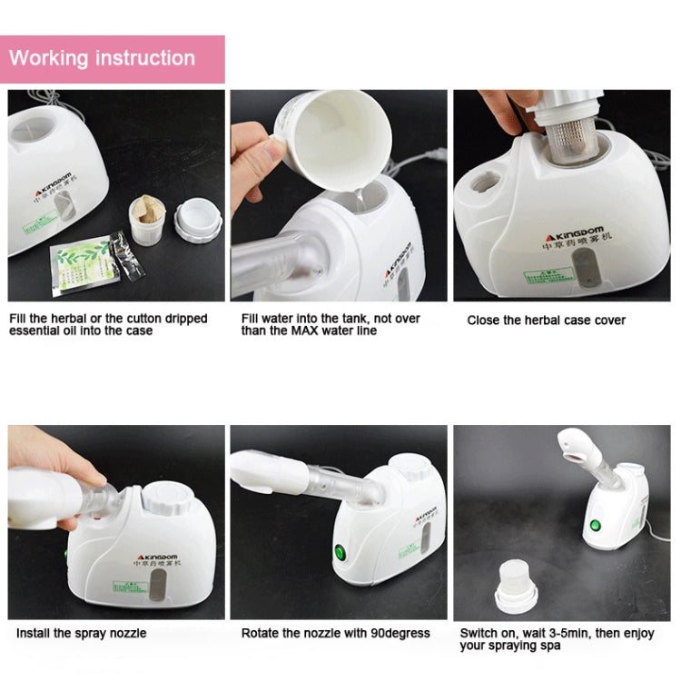K-SKIN K33S Máquina de Vapor Facial Niebla Caliente