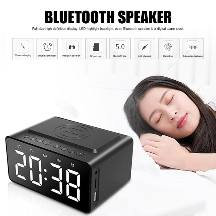 AEC BT508 Altavoz Bluetooth Carga Inalámbrica Banco Energía