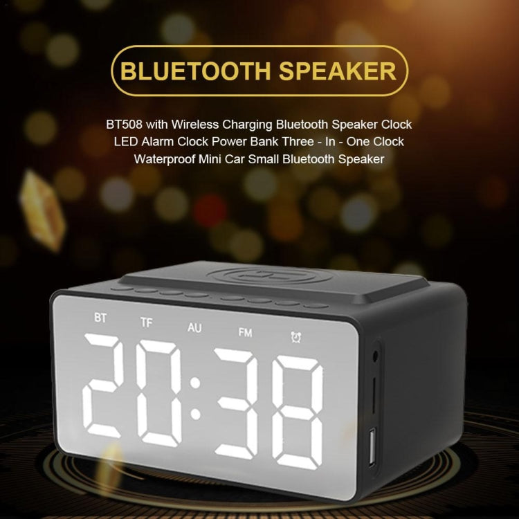 AEC BT508 Altavoz Bluetooth Carga Inalámbrica Banco Energía