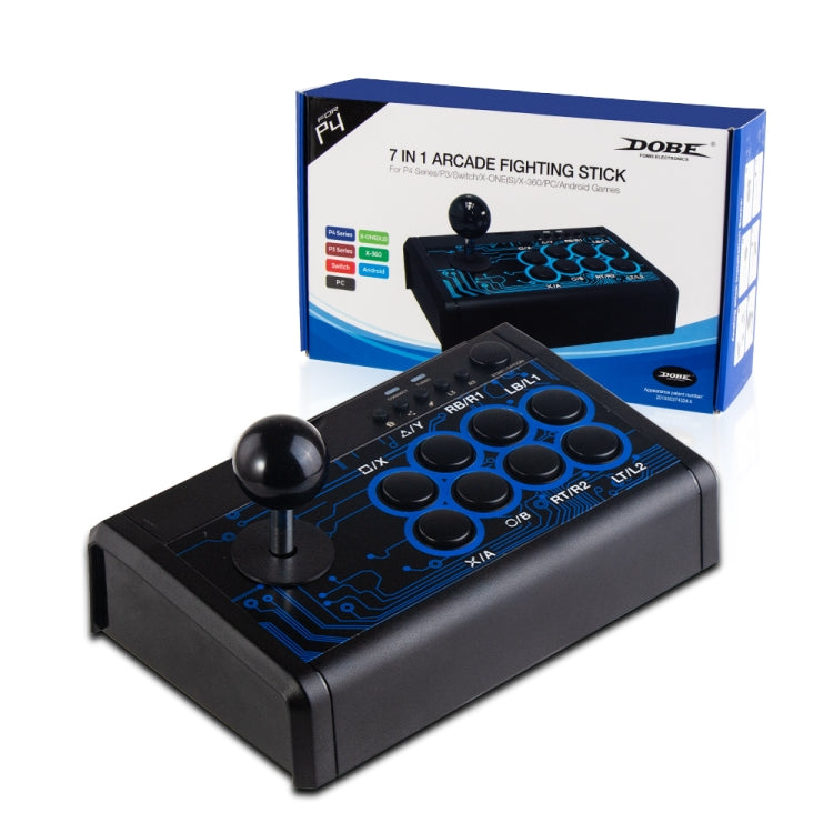 DOBE Arcade Fighting Stick Multiplataforma Para PS4 PS3 Xbox One Switch PC