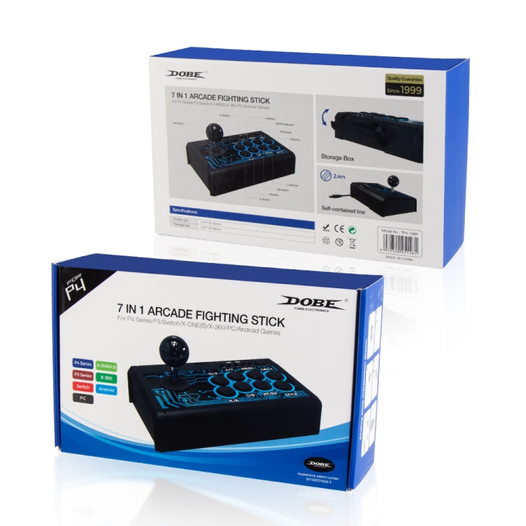 DOBE Arcade Fighting Stick Multiplataforma Para PS4 PS3 Xbox One Switch PC