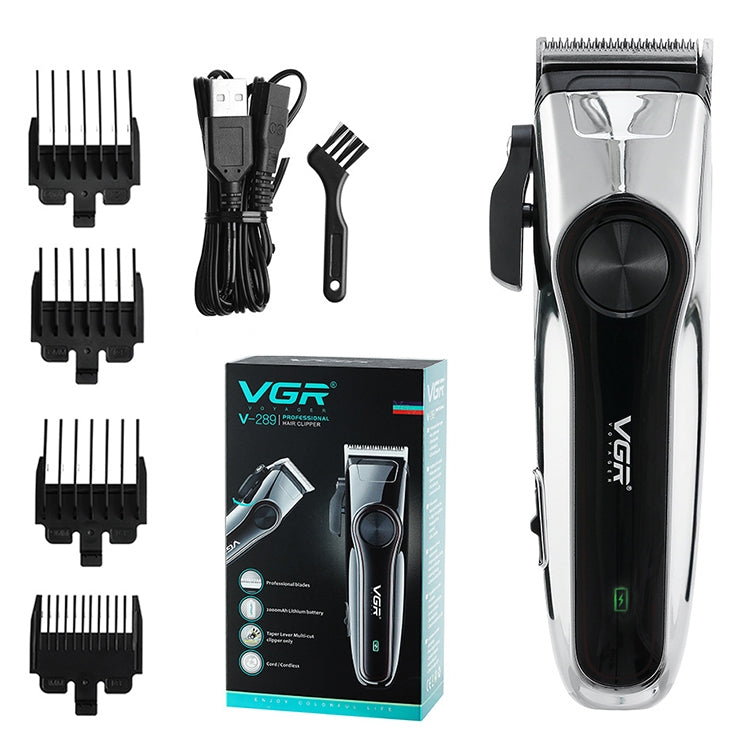 VGR V-289 Cortapelos Portátil USB 10W Indicador de Batería