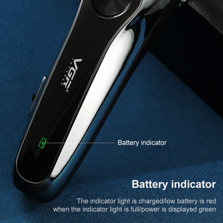 VGR V-289 Cortapelos Portátil USB 10W Indicador de Batería