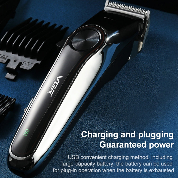 VGR V-289 Cortapelos Portátil USB 10W Indicador de Batería