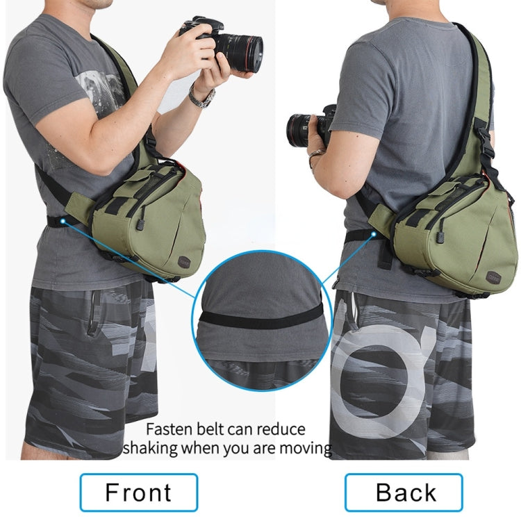 CADeN K1 Bolso Impermeable Para Cámara DSLR Gran Capacidad Para Dos Lentes