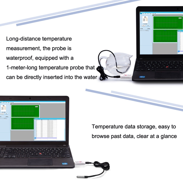 AquaTemp AT-USB100 Termómetro USB para Acuario Impermeable