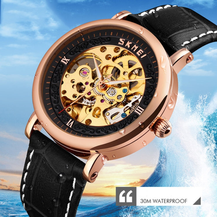 Skmei 9229 Reloj Esqueleto Automático Hombre Negocios