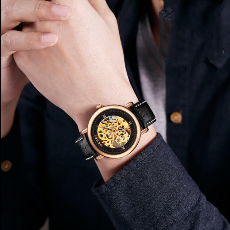 Skmei 9229 Reloj Esqueleto Automático Hombre Negocios