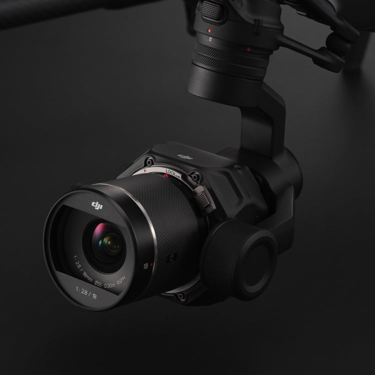 DJI DL 18mm F2.8 ASPH Lente Para Cámara Zenmuse X9-8K Air PTZ Ultra Gran Angular