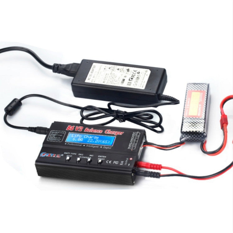 HTRC B6 V2 Cargador de Equilibrio LiPo Detecta Celdas
