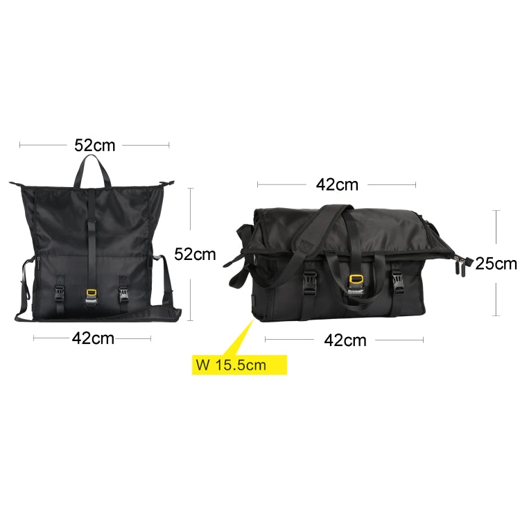 Rhinowalk X20013 Bolso Bandolera Ciclismo Impermeable 25L Desplegable