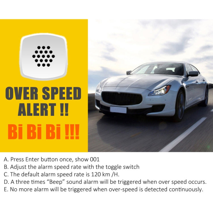 Kingneed C80 HUD Pantalla Frontal Coche GPS Alarma Velocidad
