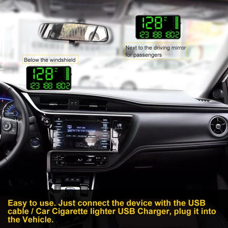 Kingneed C90 HUD Para Coche Pantalla 5,5 Pulgadas GPS