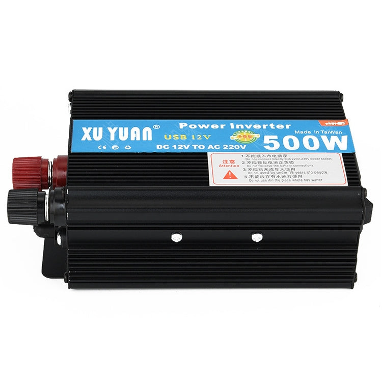 XUYUAN 500W Inversor Convertidor De Potencia Alarma De Bajo Voltaje