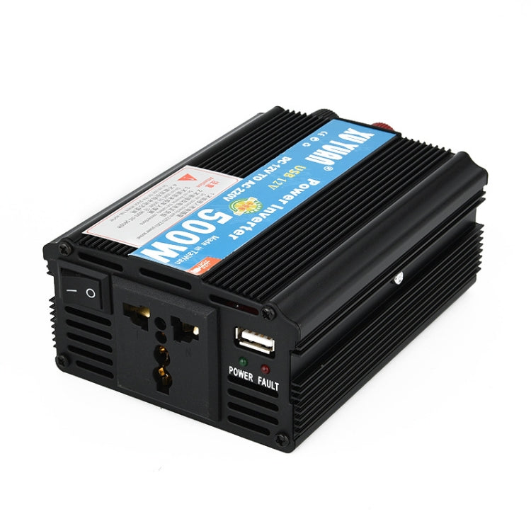 XUYUAN 500W Inversor Convertidor De Potencia Alarma De Bajo Voltaje
