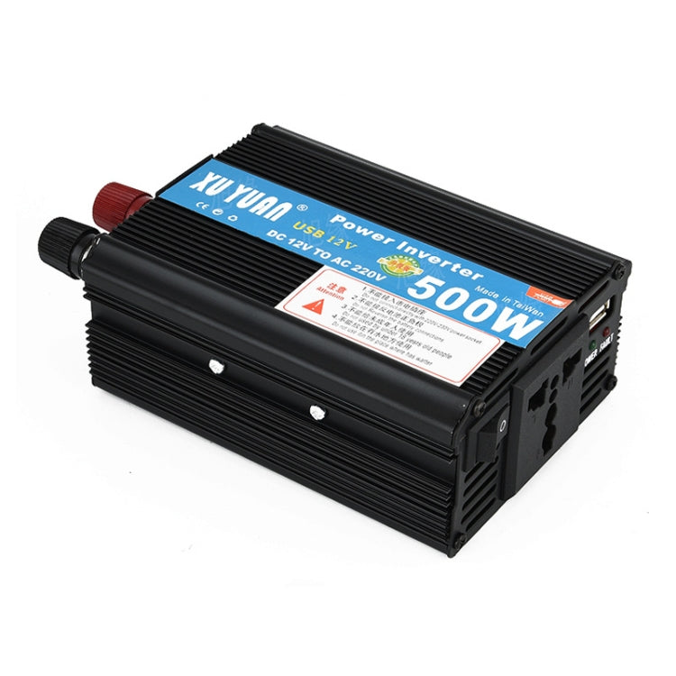 XUYUAN 500W Inversor Convertidor De Potencia Alarma De Bajo Voltaje