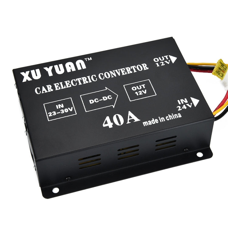 XUYUAN 480W Convertidor Buck 24V a 12V Automotriz 40A