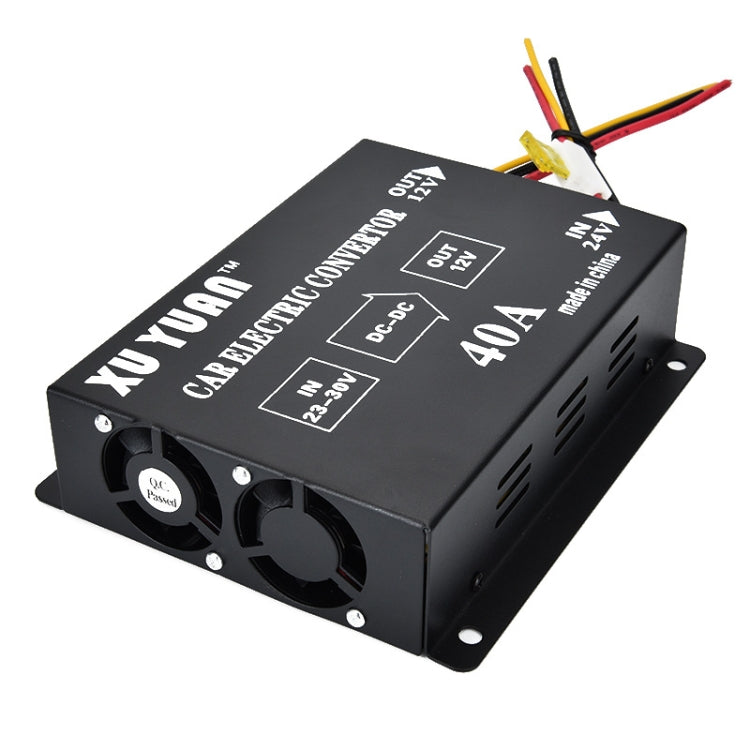 XUYUAN 480W Convertidor Buck 24V a 12V Automotriz 40A
