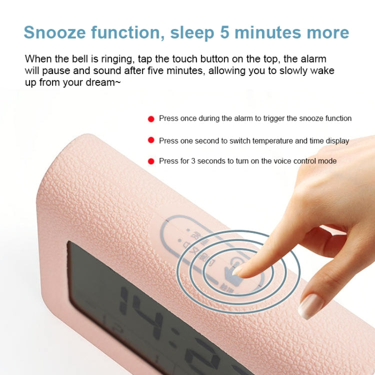 ZKLiLi Lazy Snooze Applet Despertador Digital Con Bluetooth