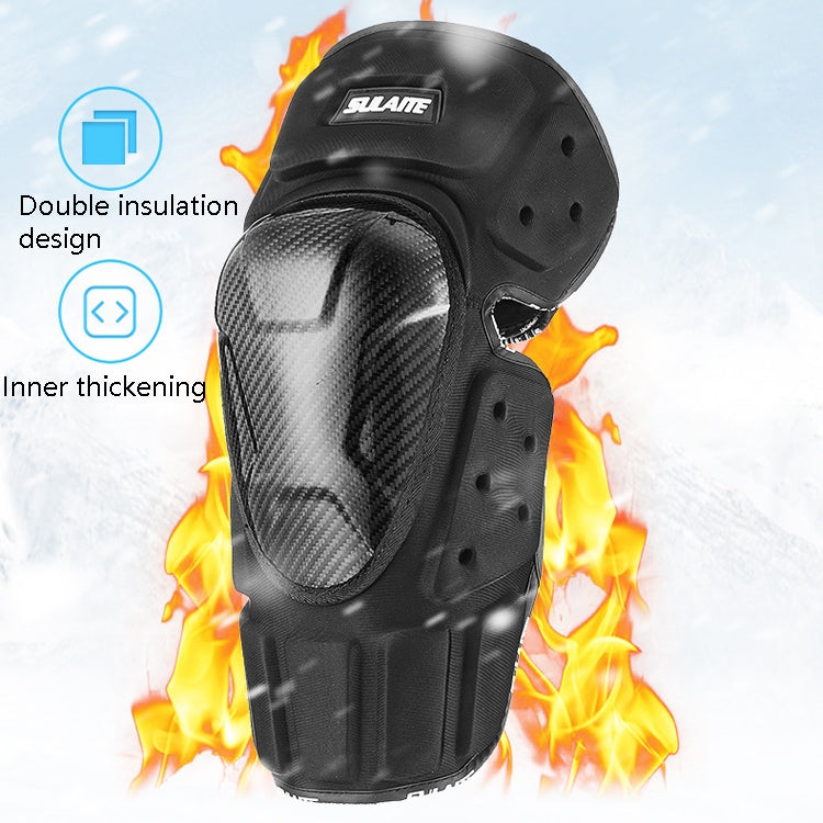 SULAITE Proteccion Fibra Carbono Rodilleras Motocicleta