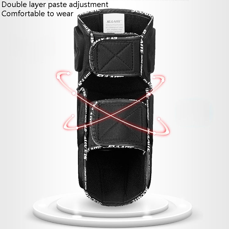 SULAITE Proteccion Fibra Carbono Rodilleras Motocicleta