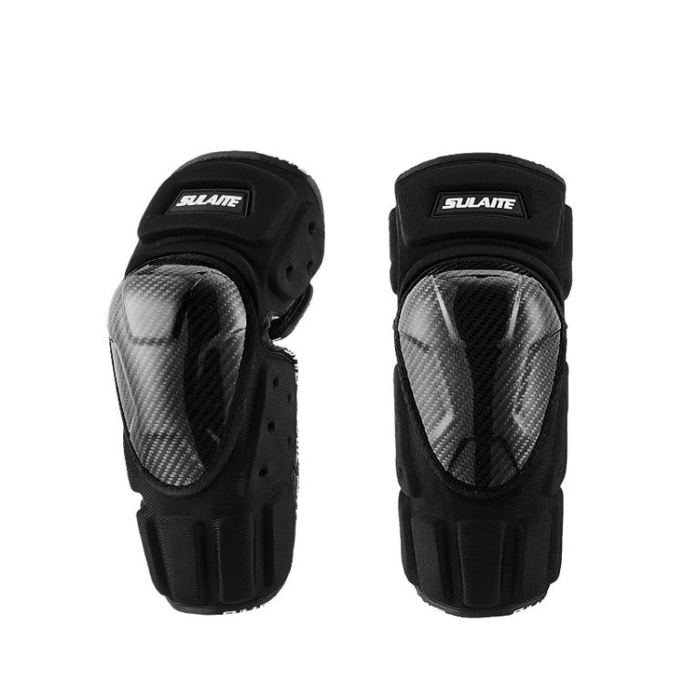 SULAITE Proteccion Fibra Carbono Rodilleras Motocicleta