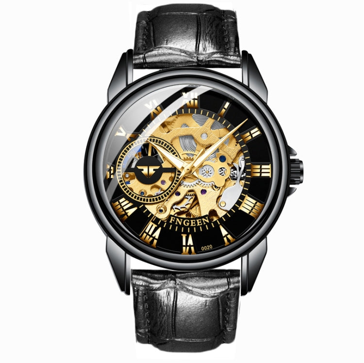 FNGEEN 0020 Reloj Mecánico Hombre Mujer Doble Cara Negocios