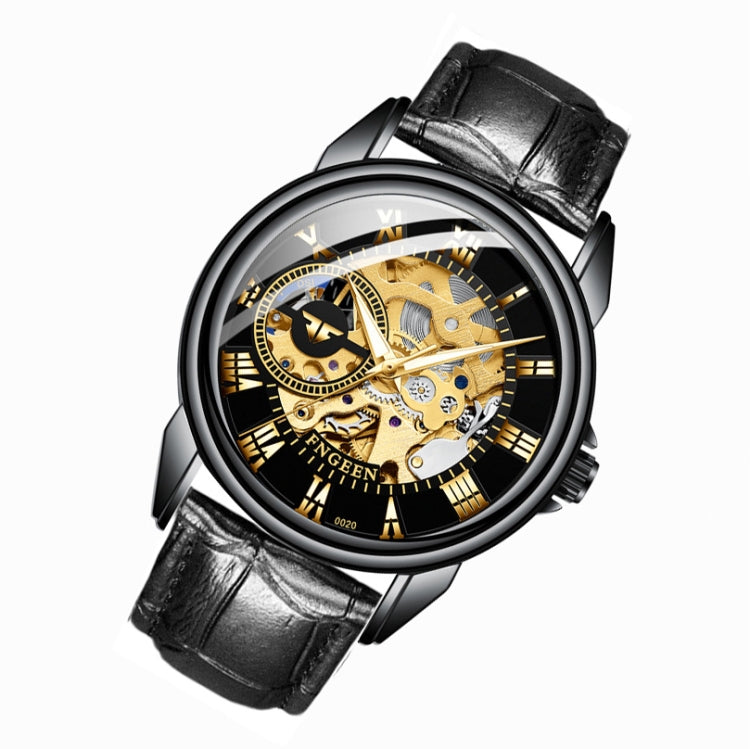 FNGEEN 0020 Reloj Mecánico Hombre Mujer Doble Cara Negocios
