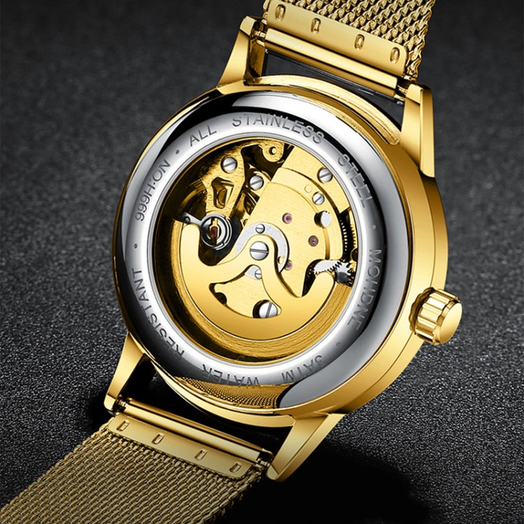 FNGEEN 0020 Reloj Mecánico Hombre Mujer Doble Cara Negocios