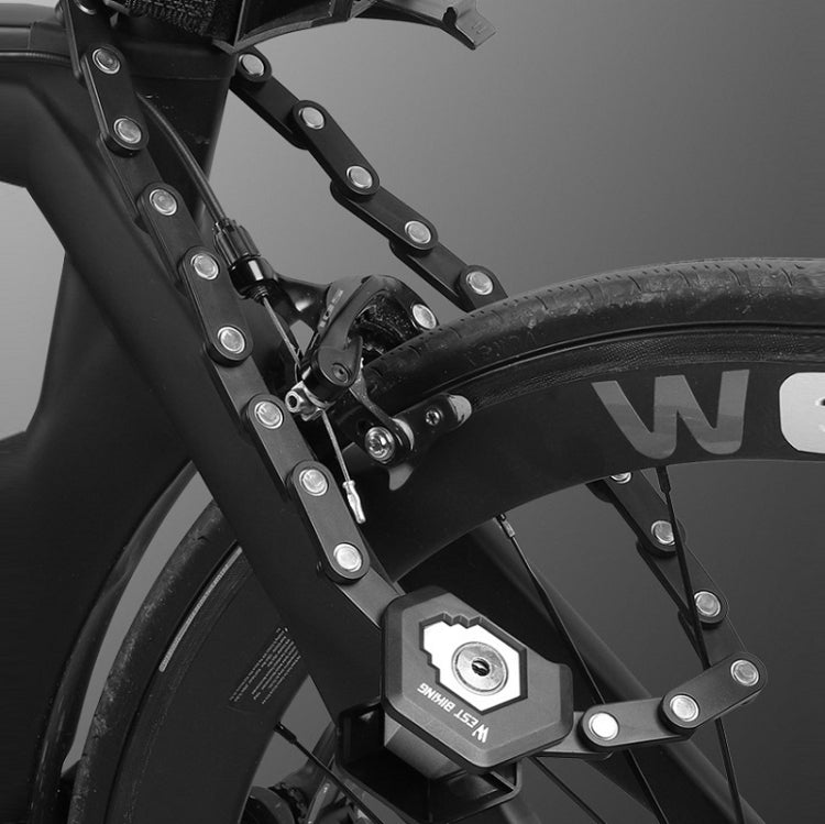 WEST BIKING Candado Plegable Bicicleta Remaches Giratorios