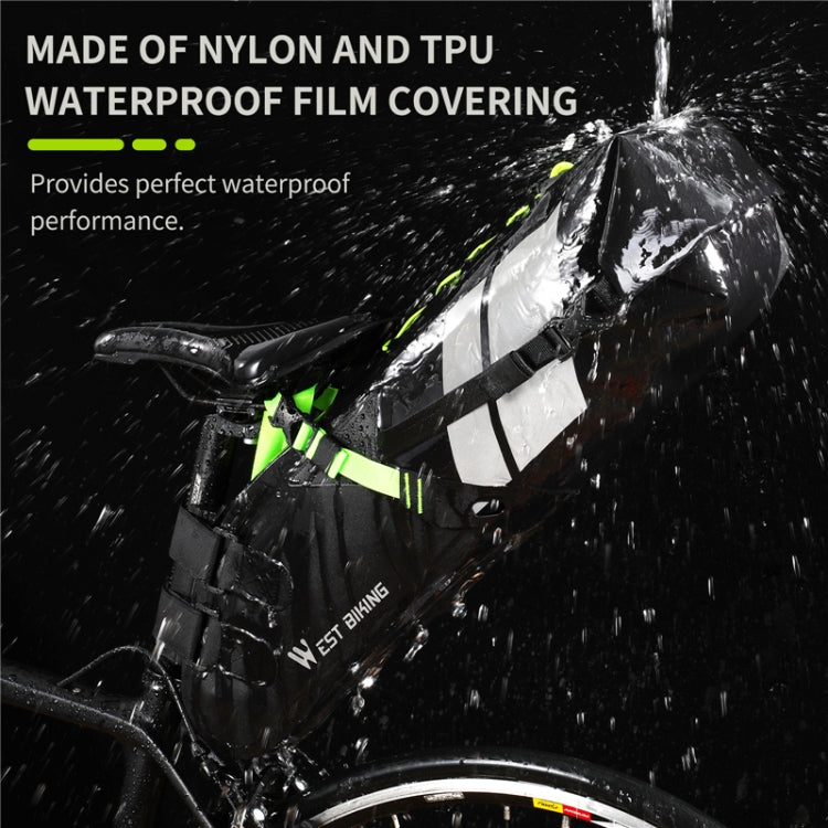 West Biking Bolsa Para Bicicleta Trasera Impermeable 10L
