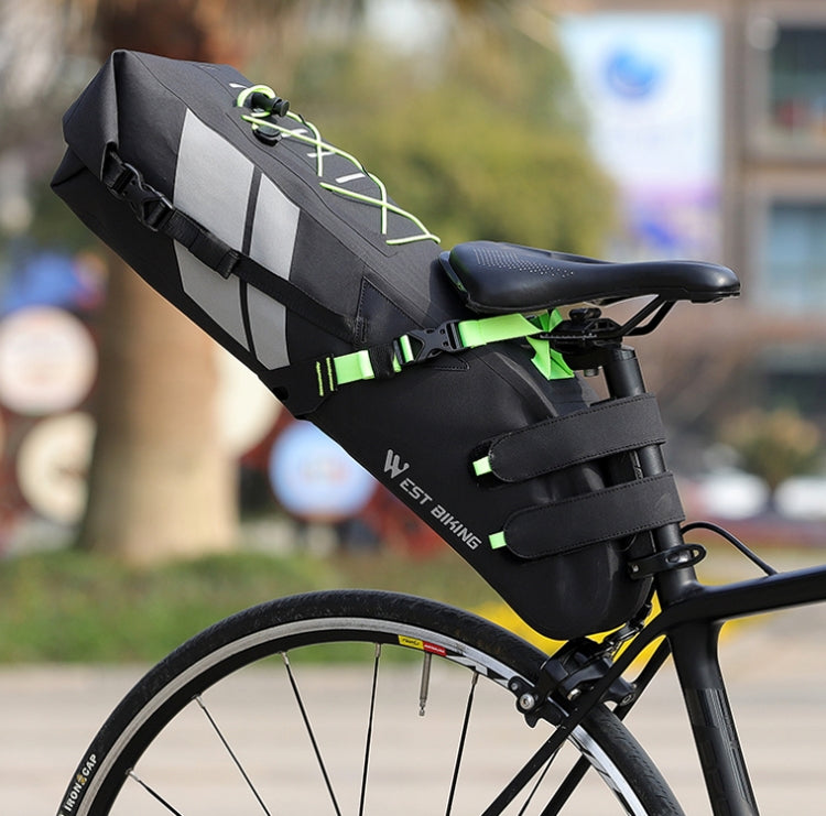 West Biking Bolsa Para Bicicleta Trasera Impermeable 10L