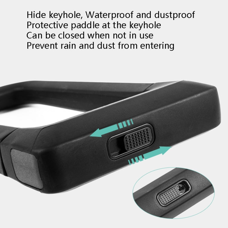 West Biking Cerradura U Silicona Impermeable para Bicicleta