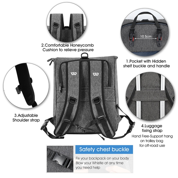 WEST BIKING YP0707259 Bolsa Estante Bicicleta Capacidad 25L