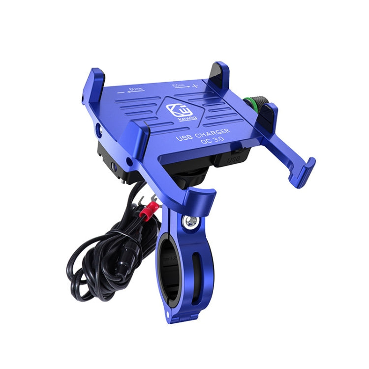 Kewig M6-S Soporte Para Teléfono Móvil Motocicleta Carga Rápida QC3.0