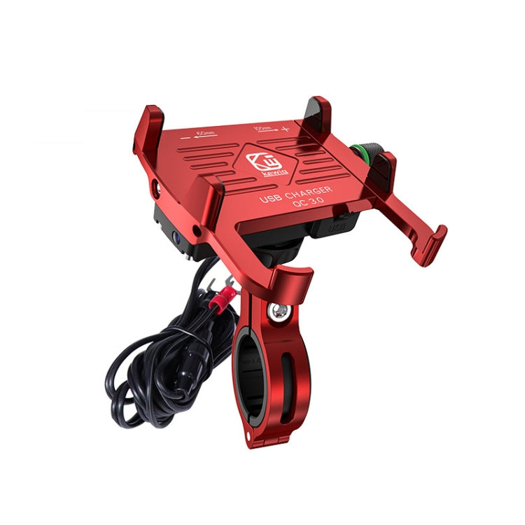 Kewig M6-S Soporte Para Teléfono Móvil Motocicleta Carga Rápida QC3.0