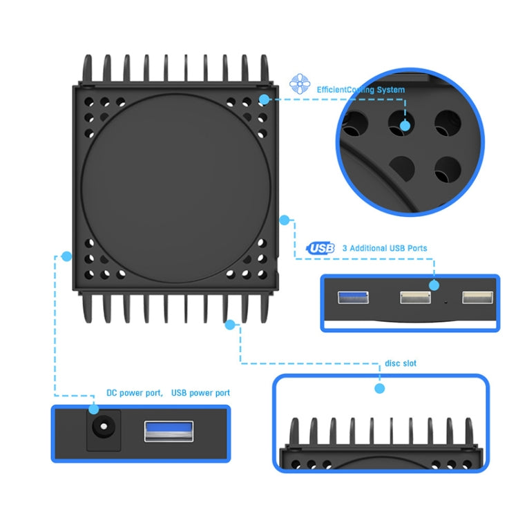 JYS X133 Base De Refrigeración Para Xbox Series X 18 Discos