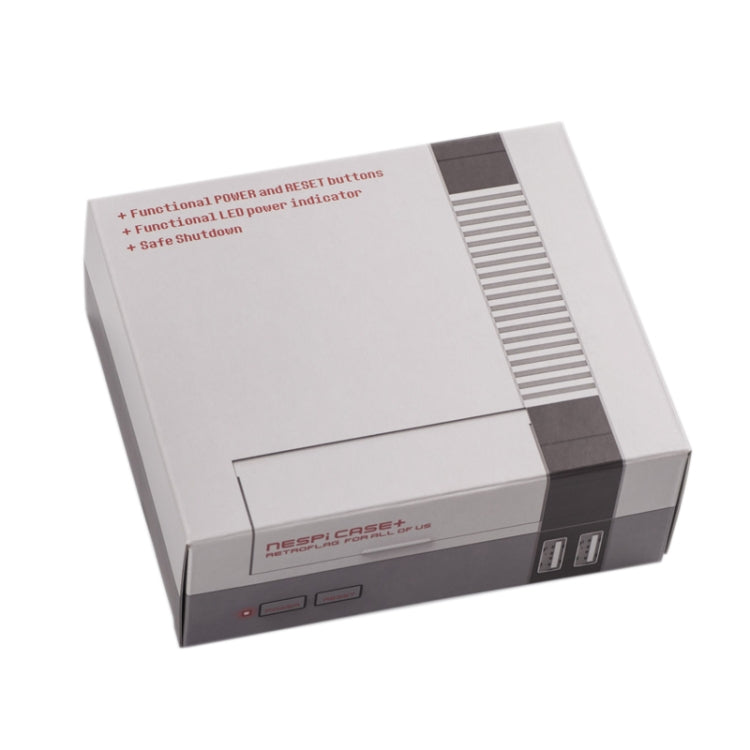 Retroflag NESPi Case Plus Caja de consola para Raspberry Pi LED de alimentación