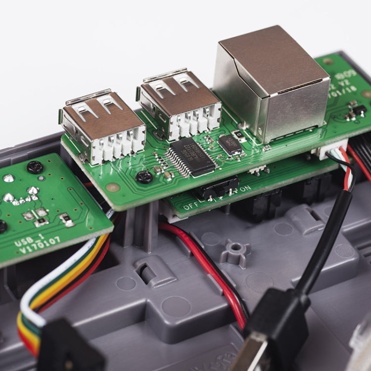 Retroflag NESPi Case Plus Caja de consola para Raspberry Pi LED de alimentación