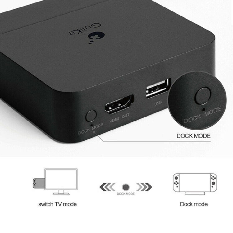 Gulikit Soporte Video Portátil Nintendo Switch Modo TV USB3