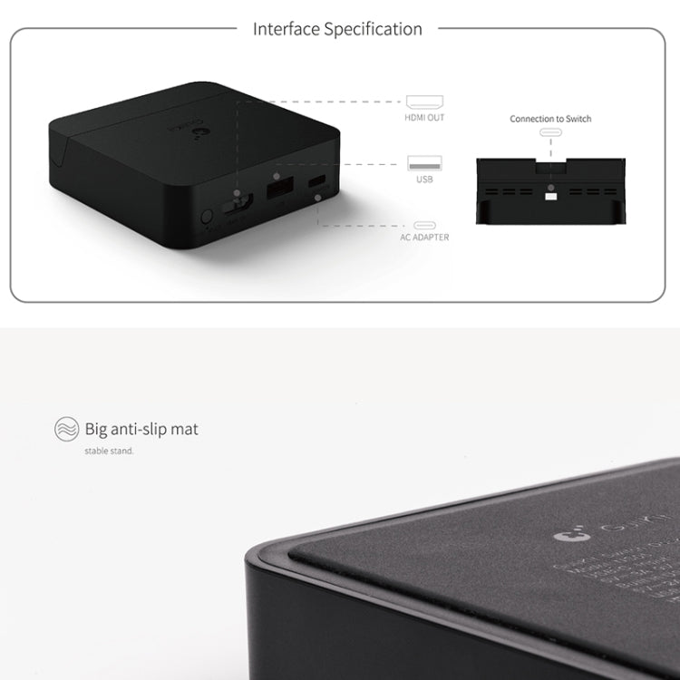 Gulikit Soporte Video Portátil Nintendo Switch Modo TV USB3