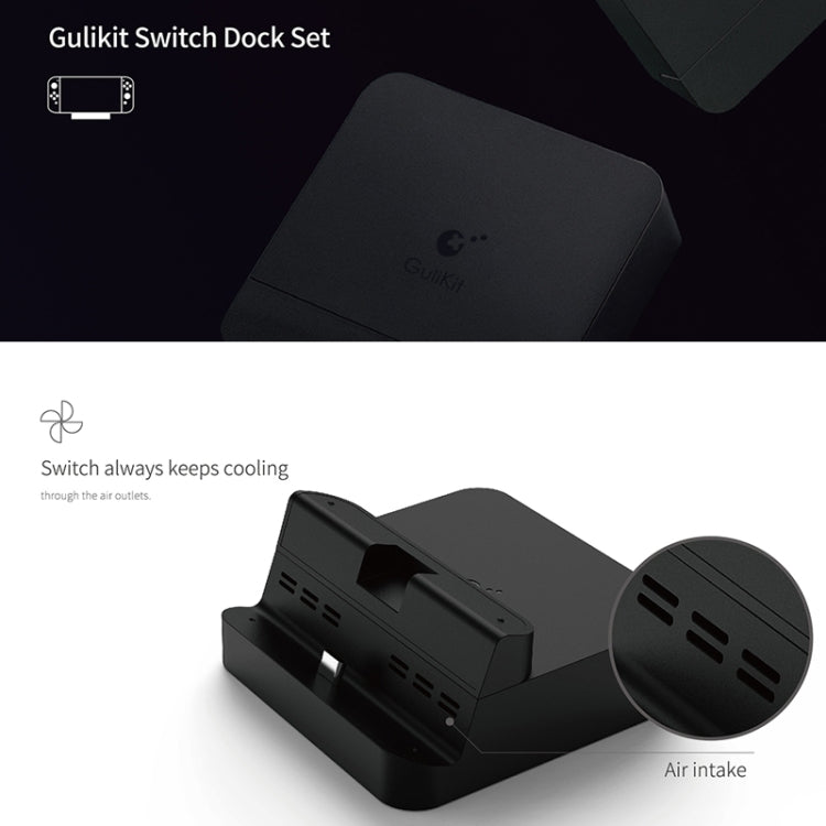 Gulikit Soporte Video Portátil Nintendo Switch Modo TV USB3